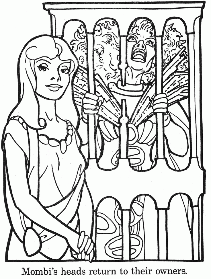 RETURN TO OZ Coloring Page | Witchy Woman.