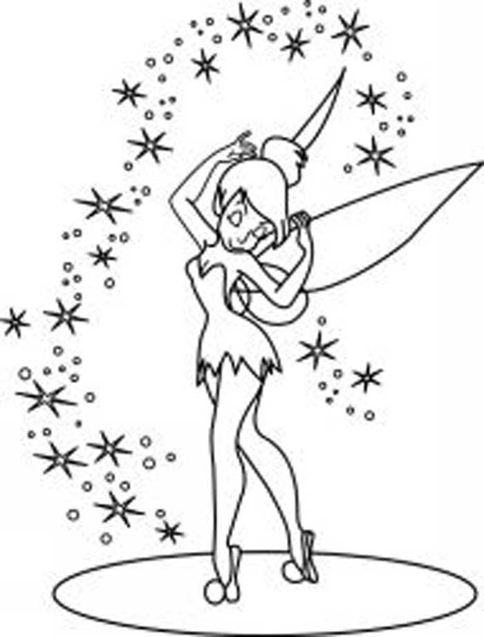 Tinkerbell Coloring Pages