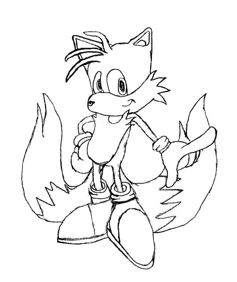 Tails the Fox draw. by pedruben on deviantART