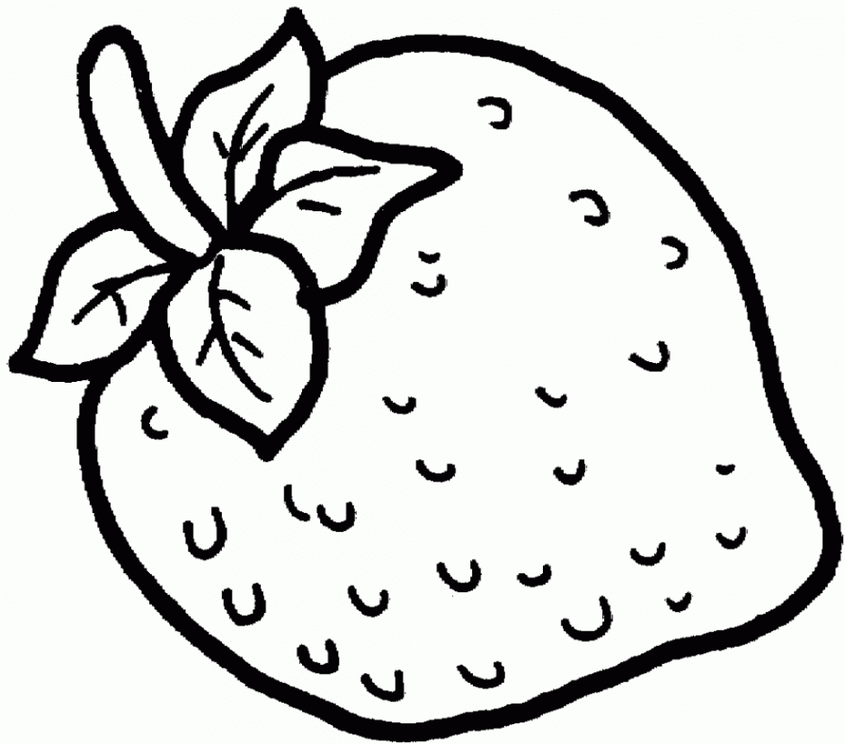 Blueberry Muffin Coloring Pages Free Printable Strawberry 131837 