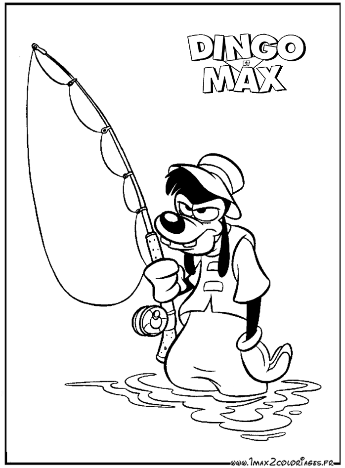 goofy Coloriage