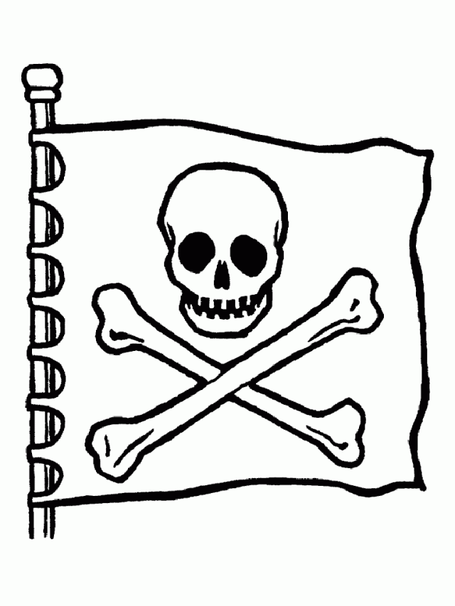 Skull and crossbone flag , pirate , 
 