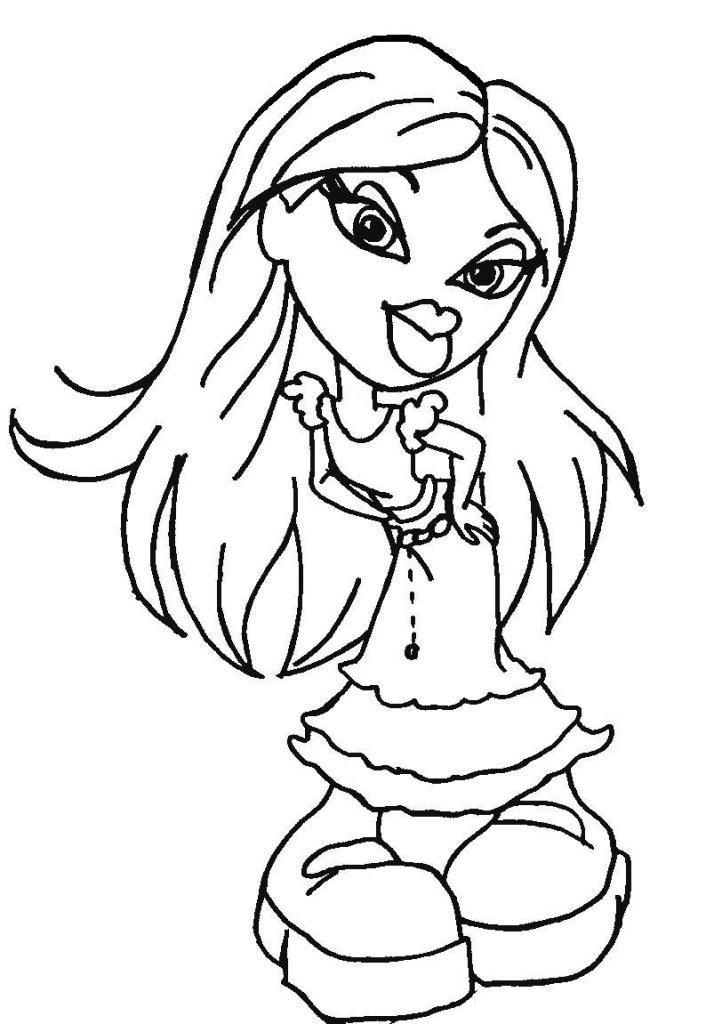 Bratz Coloring Pages (16) - Coloring Kids