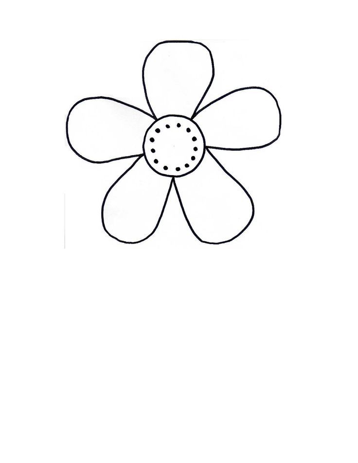 Flower Outline Template | Ms. G's Classroom