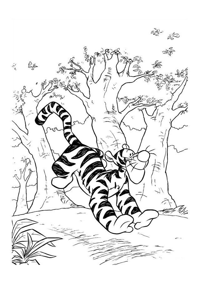 Tigger Coloring Pages - Coloring Nation