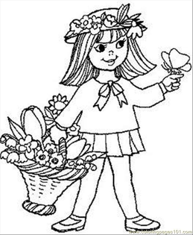 Coloring Pages Kids Coloring Pages 150 (Insects > Butterfly 