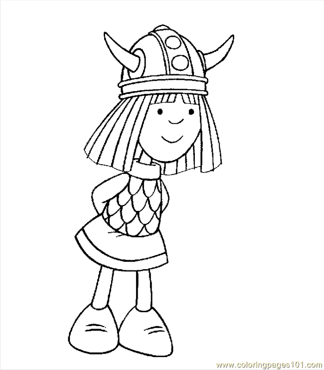 Coloring Pages Vicky The Viking001 (1) (Cartoons > Others) - free 