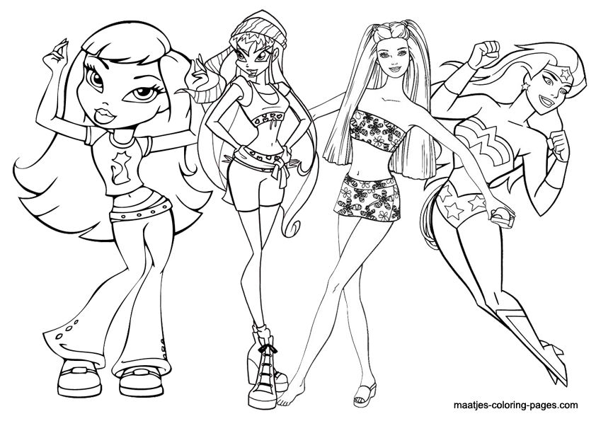 Wonder Woman Coloring Pages - Free Coloring Pages For KidsFree 