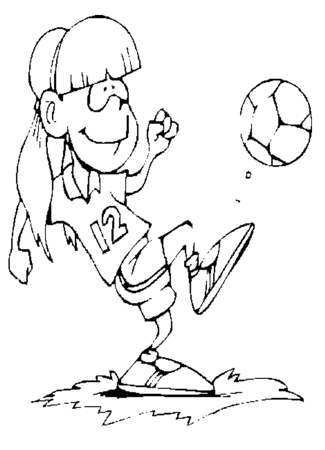 Coloring Pages Online: Soccer Coloring Pages
