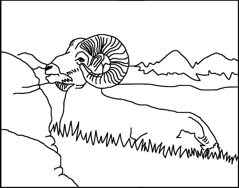 St Sheep Colouring Pages - Coloring Nation