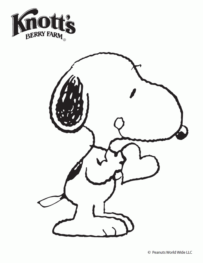 Snoopy Coloring Page | Twogether is Better!