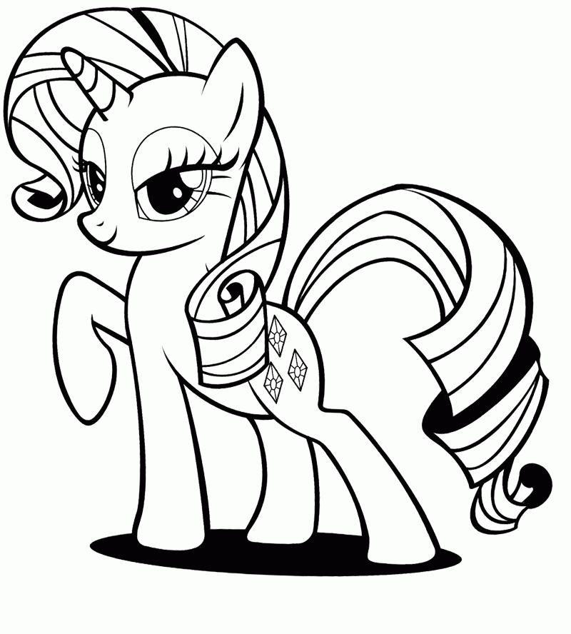 My Little Pony Twilight Sparkle My Little Pony Coloring Page 