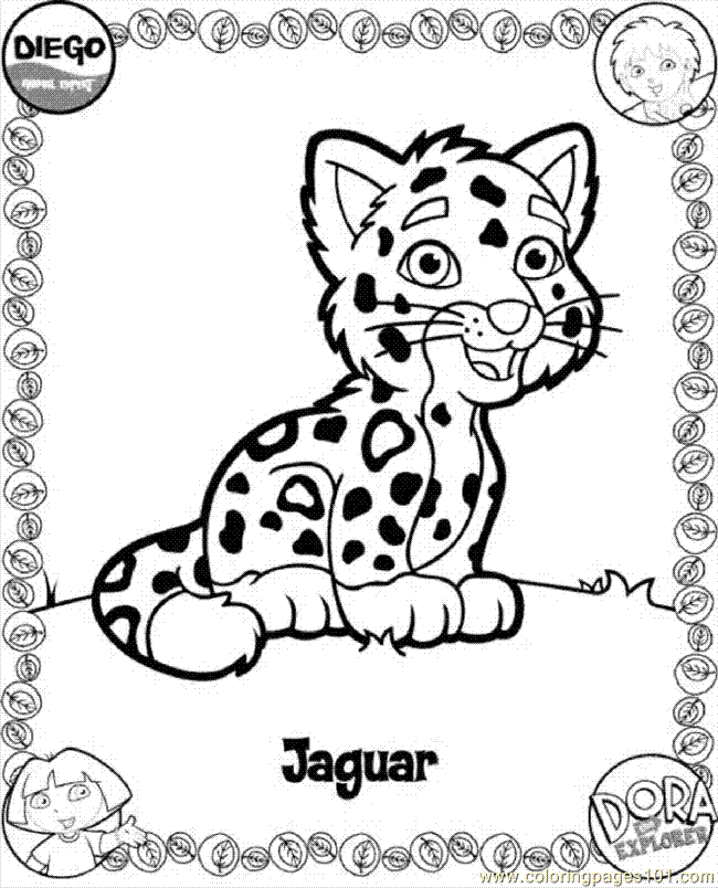 Diego Coloring Pages To Print 594 | Free Printable Coloring Pages