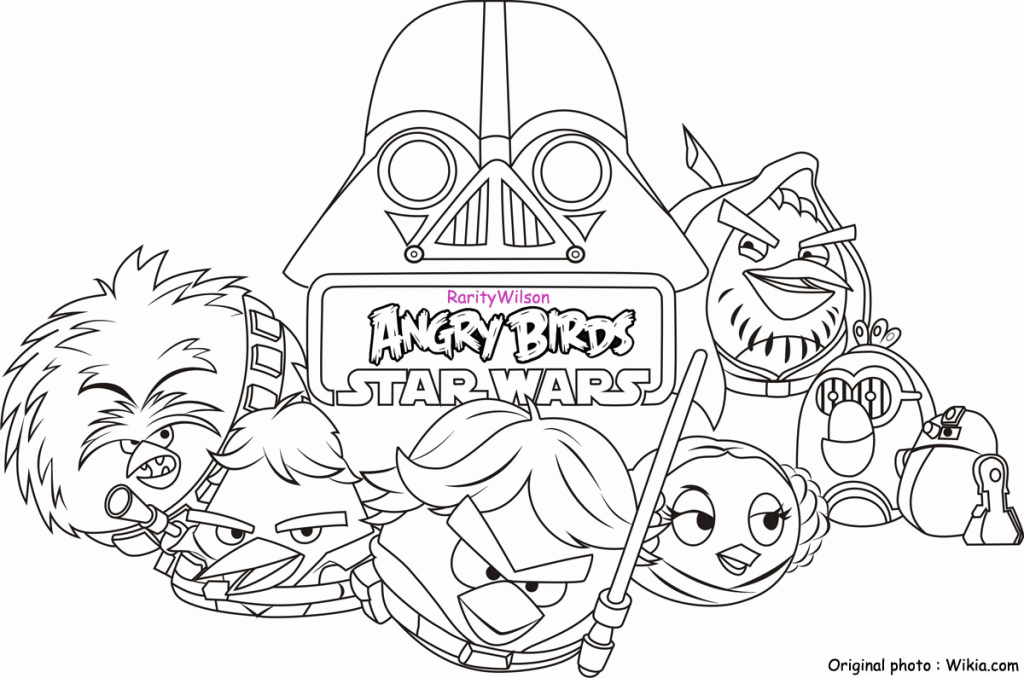 Angry Bird Space Coloring Pages - Free Coloring Pages For KidsFree 