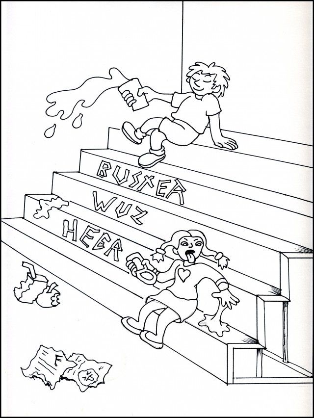 ACTIVITIES FOR KIDS BUSTER THE BULLY 246012 Anti Bullying Coloring 