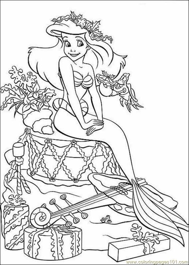 The Little Mermaid Printables Coloring Pages