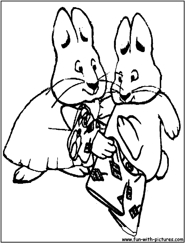 Tomb Raider Coloring Pages Coloriage 160380 Max And Ruby Coloring Page