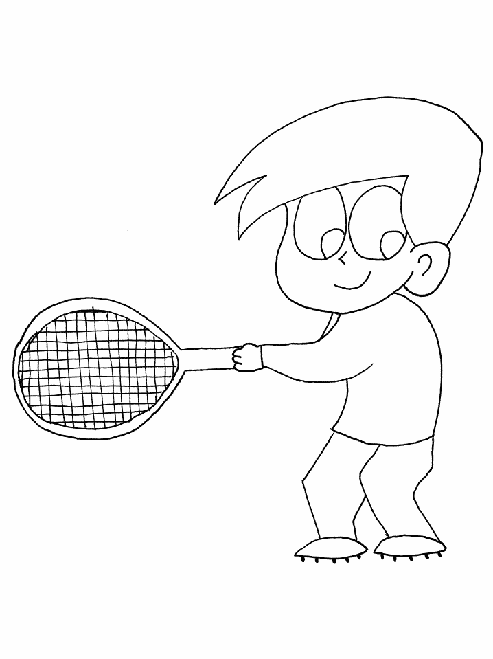 Tennis coloring pages 13 / Tennis / Kids printables coloring pages