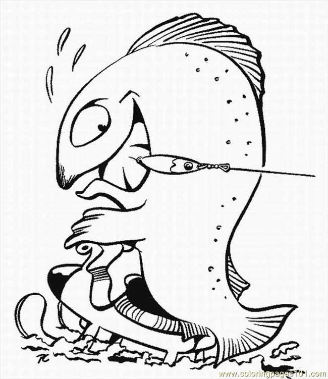 Fish Hook Coloring Pages Httpkootationcomcoloring Pages Fish 