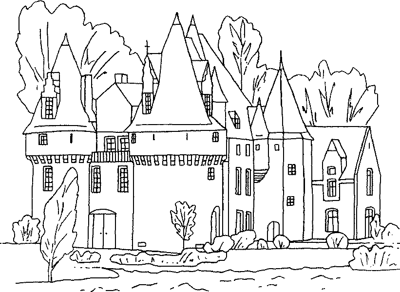 ach castle Colouring Pages
