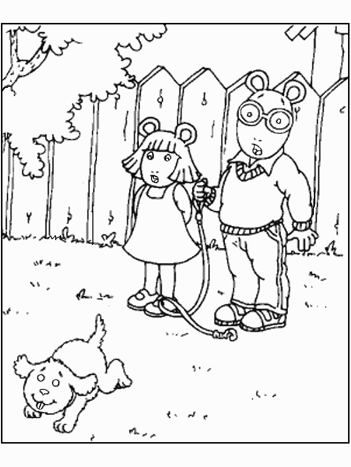 Arthur Coloring Book Pages