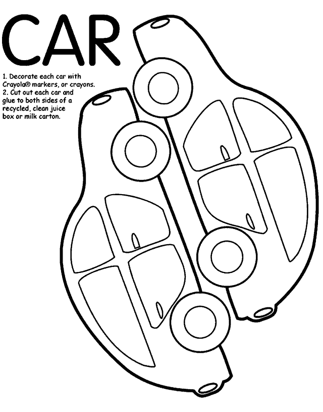 Car-for-coloring-3 | Free Coloring Page Site