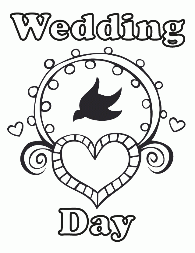 free coloring pages wedding coloring books | Coloring Pages For Kids