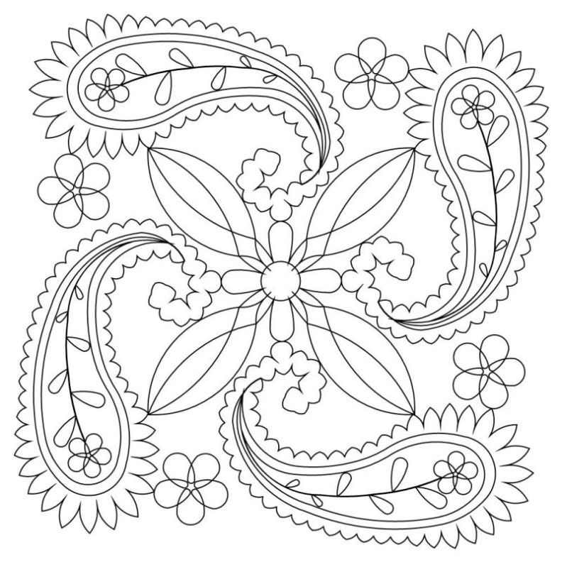 Color By Number Flower Coloring Pages | Free coloring pages for kids