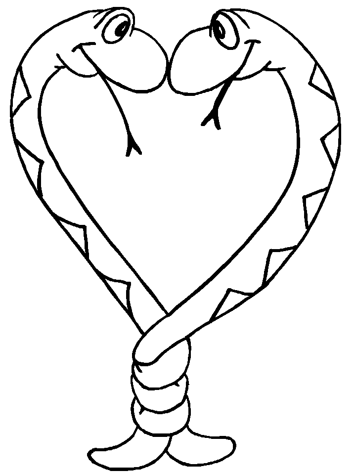 Coloring Page - Snakes animal coloring pages 5