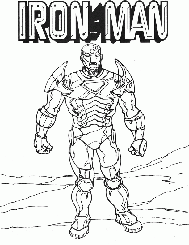 Iron Man Colouring Pages | download free printable coloring pages