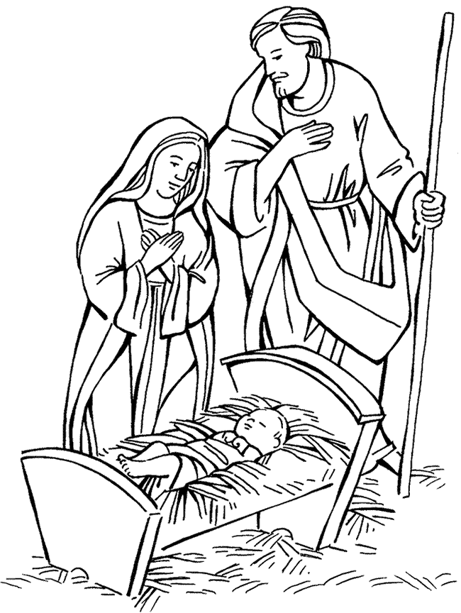 Free Nativity Coloring Pages 309 | Free Printable Coloring Pages