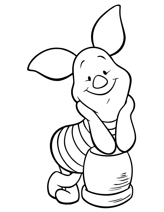 Download Adorable Piglet Pig Coloring Pages To Print Or Print 