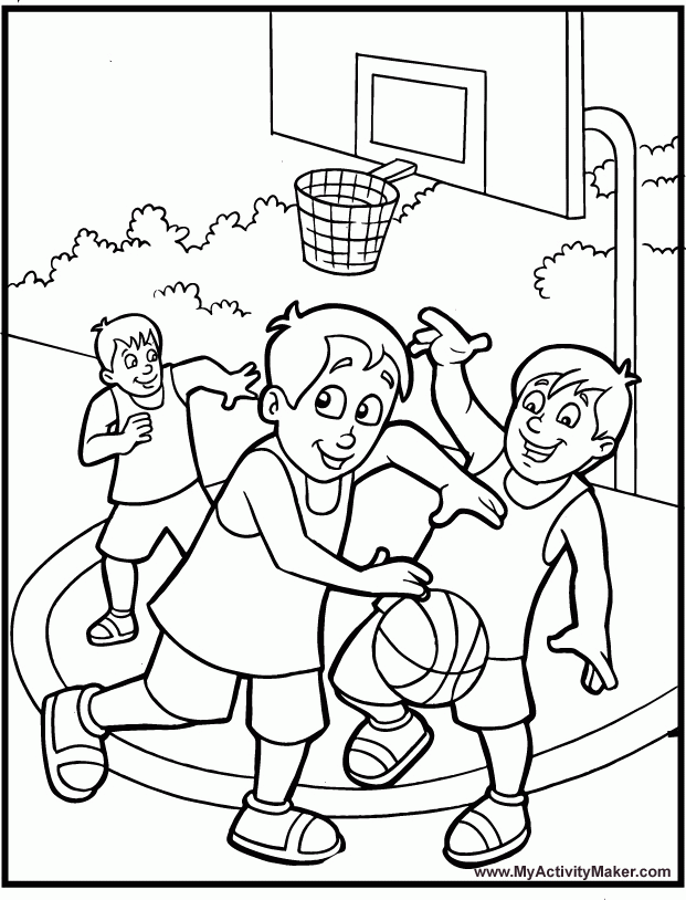 Basketball Coloring Pages | Coloring Pages