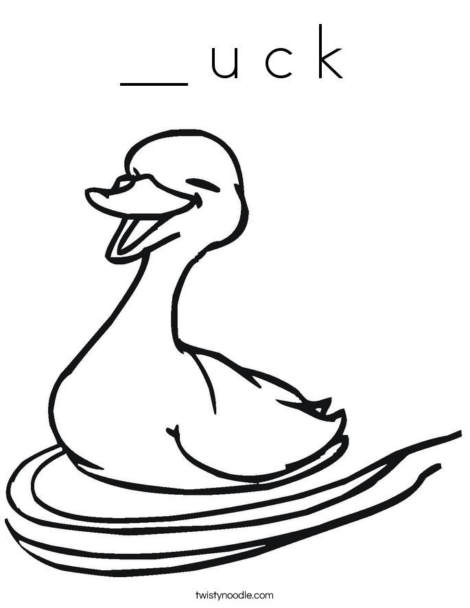 Duck Coloring Pages