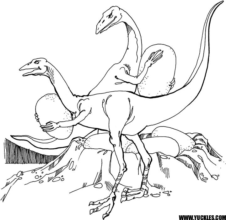 Dinosaur Coloring Pages by YUCKLES!