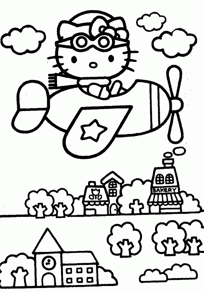 Hello-Kitty-Coloring-Pages-To-Print | COLORING WS