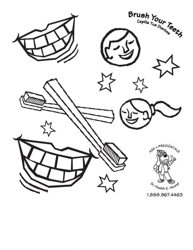 Mouth No Teeth Coloring Page - Category