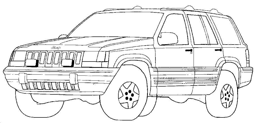 4×4 Car coloring pages | Coloring Pages