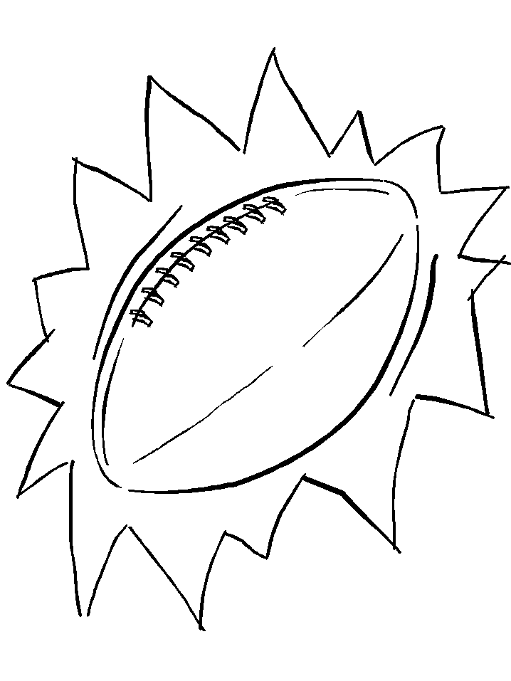 Football Player Coloring Page Images & Pictures - Becuo