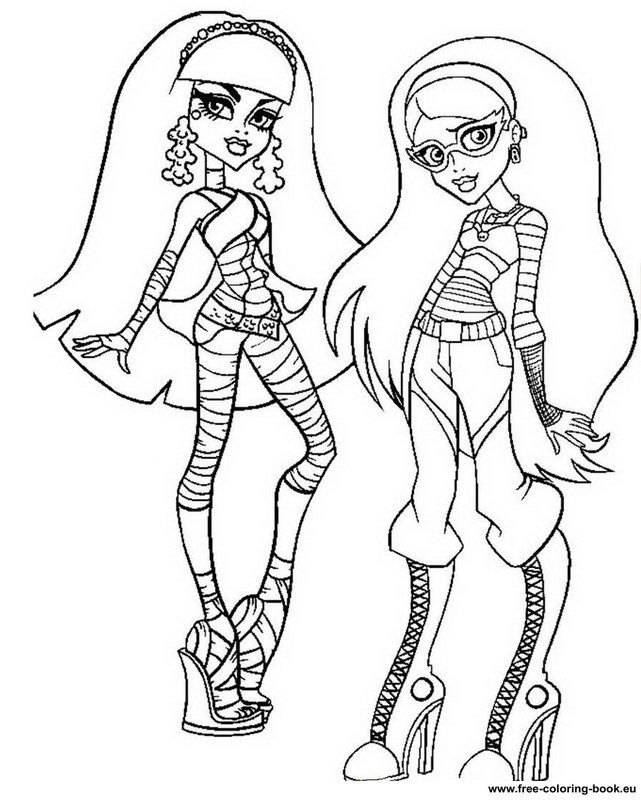 Monster High Coloring Pages Printable : Coloring Kids – Free 