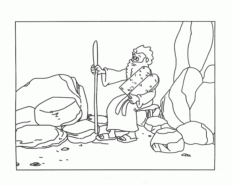 Ten Commandments Coloring Pages - Coloring For KidsColoring For Kids
