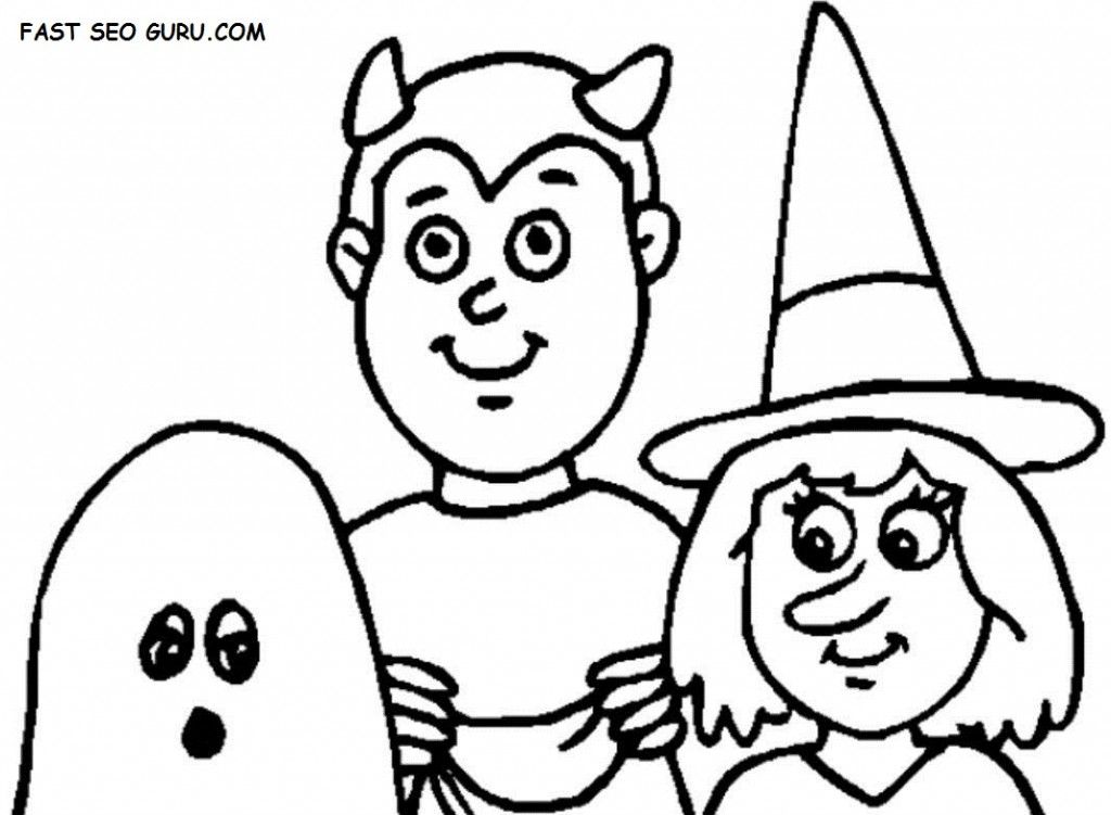 Sweet Halloween Kids Vampire Costume Coloring Pages - deColoring