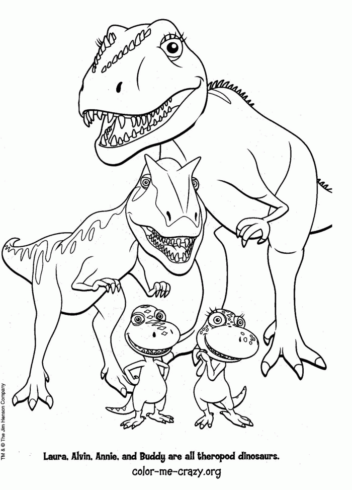 Coloring Pages Of Dinosaur Train