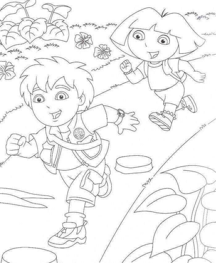 Printable Diego Coloring Pages For Kids | HelloColoring.com 