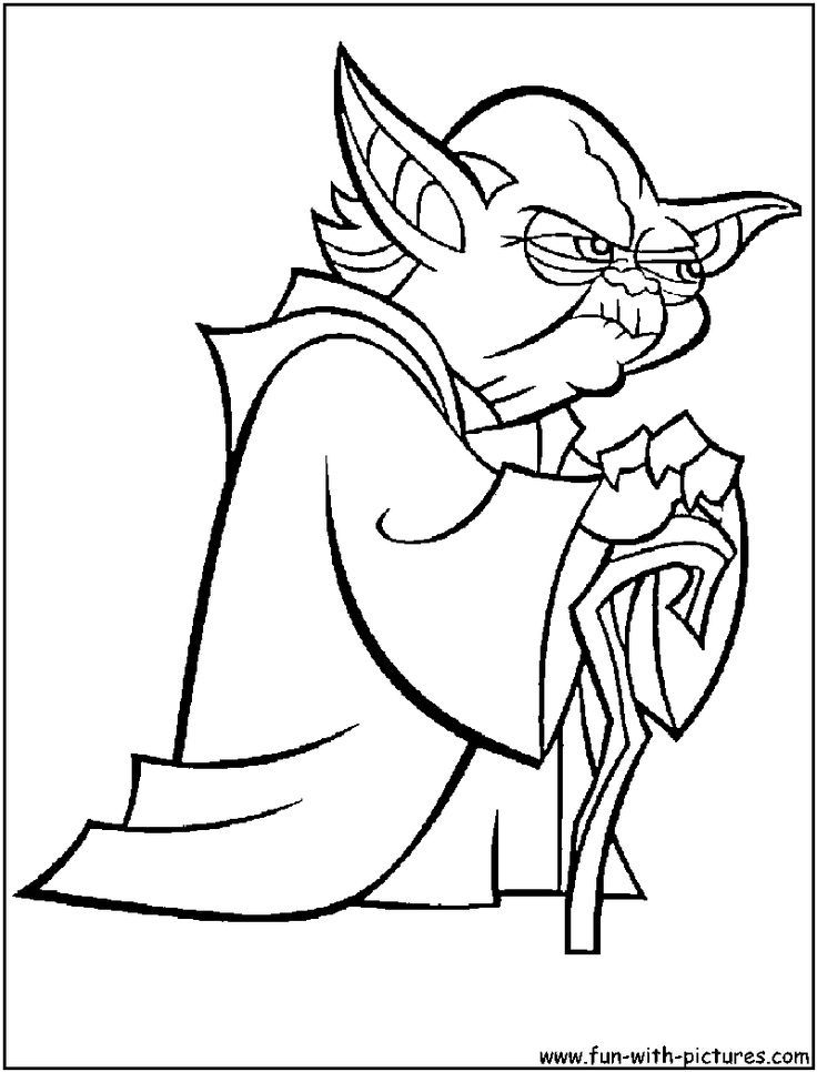 Yoda coloring page | Stuff to Remember