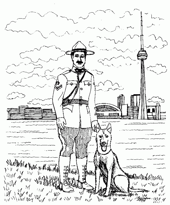 police k9 Colouring Pages (page 3)