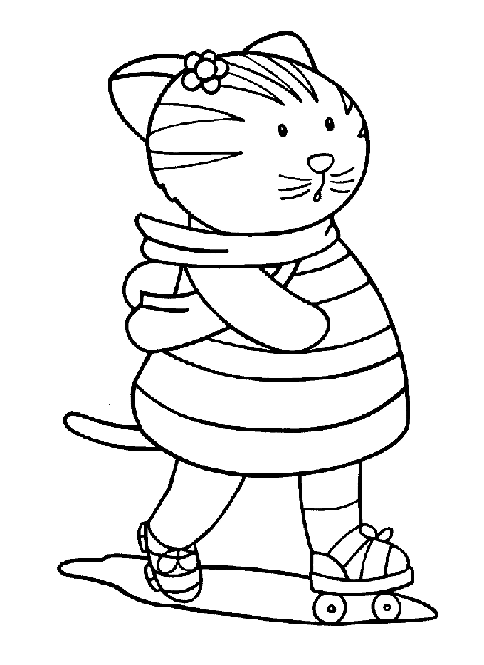 Cats coloring pages