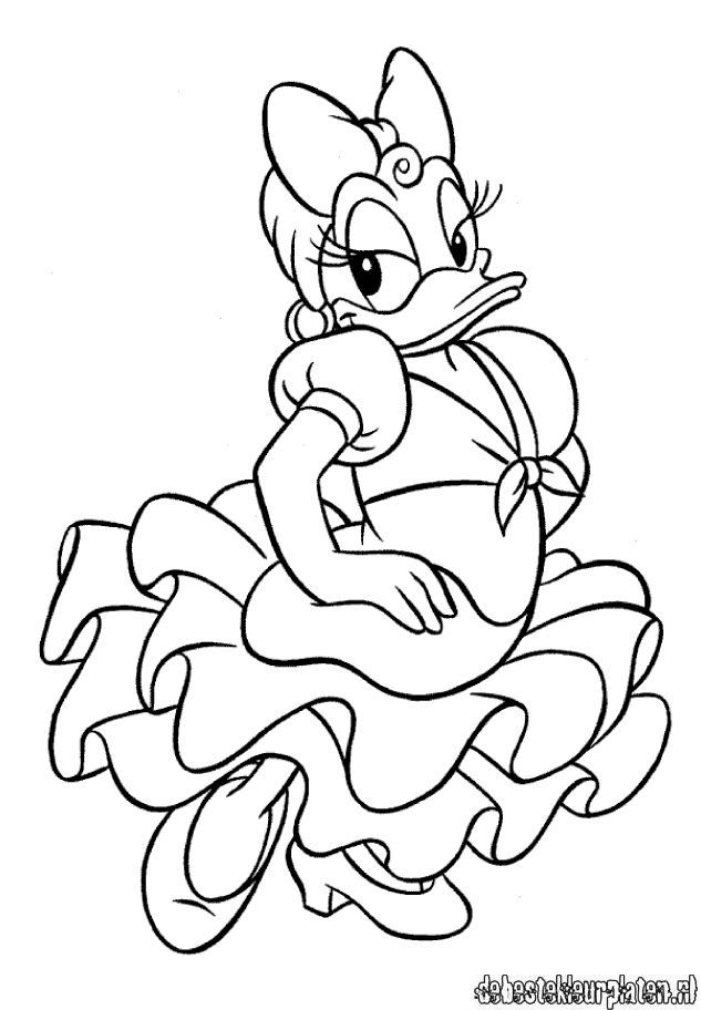 Daisyduck3 - Printable coloring pages