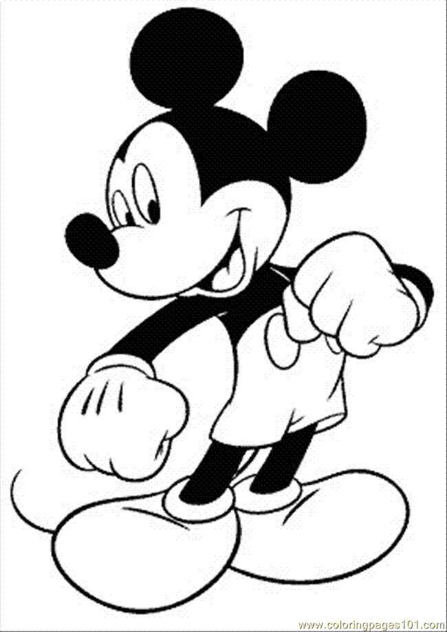 Mickey and minnie mouse coloring pages to print | coloring pages 