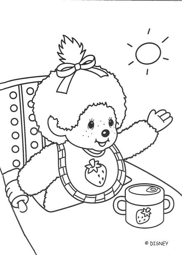 MONCHICHI zum Ausmalen - Monchhichi Baby